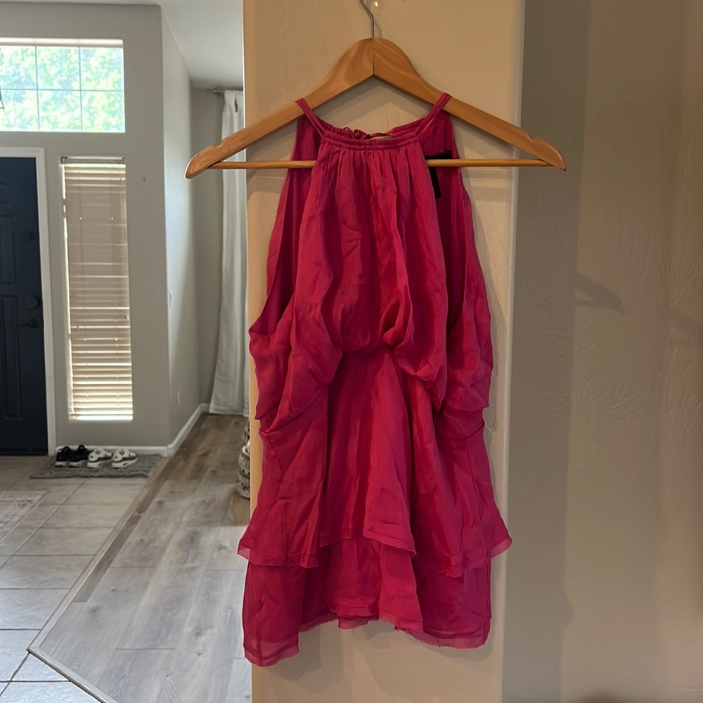 BCBG vintage pink halter